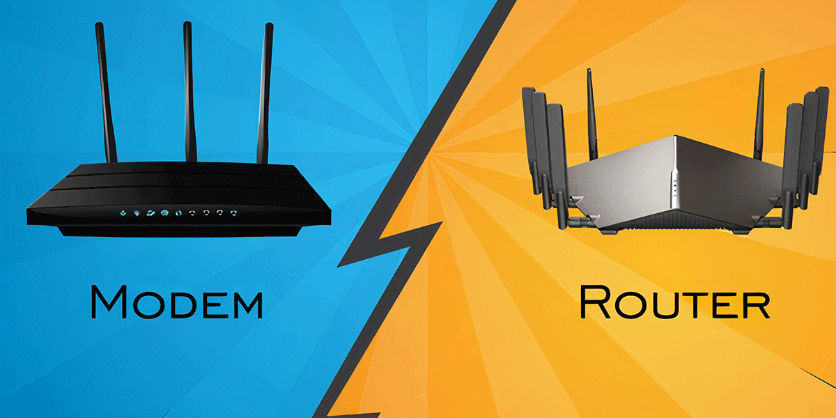 انواع مودم و روتر و کارایی آن ها