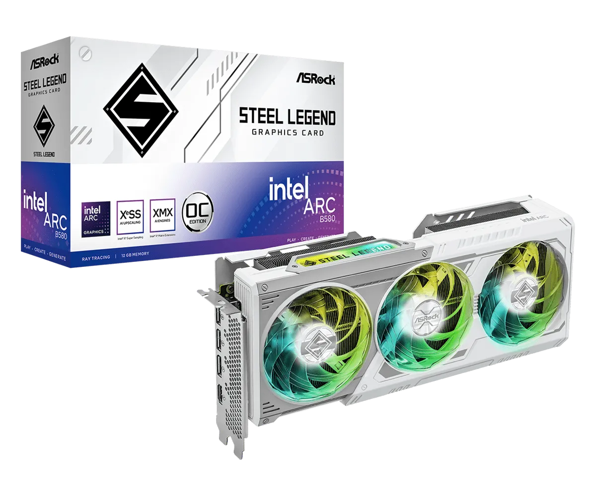 Intel Arc B580 Steel Legend 12GB OC(L1) (1)