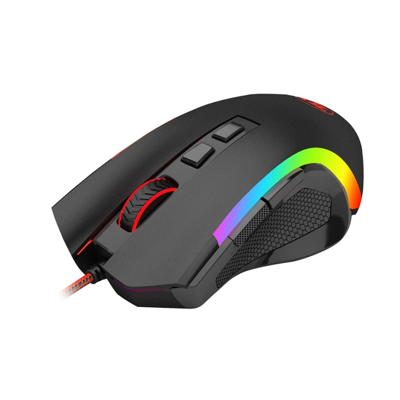 ماوس گیمینگ ردراگون Griffin M607 با طراحی ارگونومیک و دقت بالا، گزینه‌ای مناسب برای بازی‌های کامپیوتری و تجربه حرفه‌ای گیمینگ.