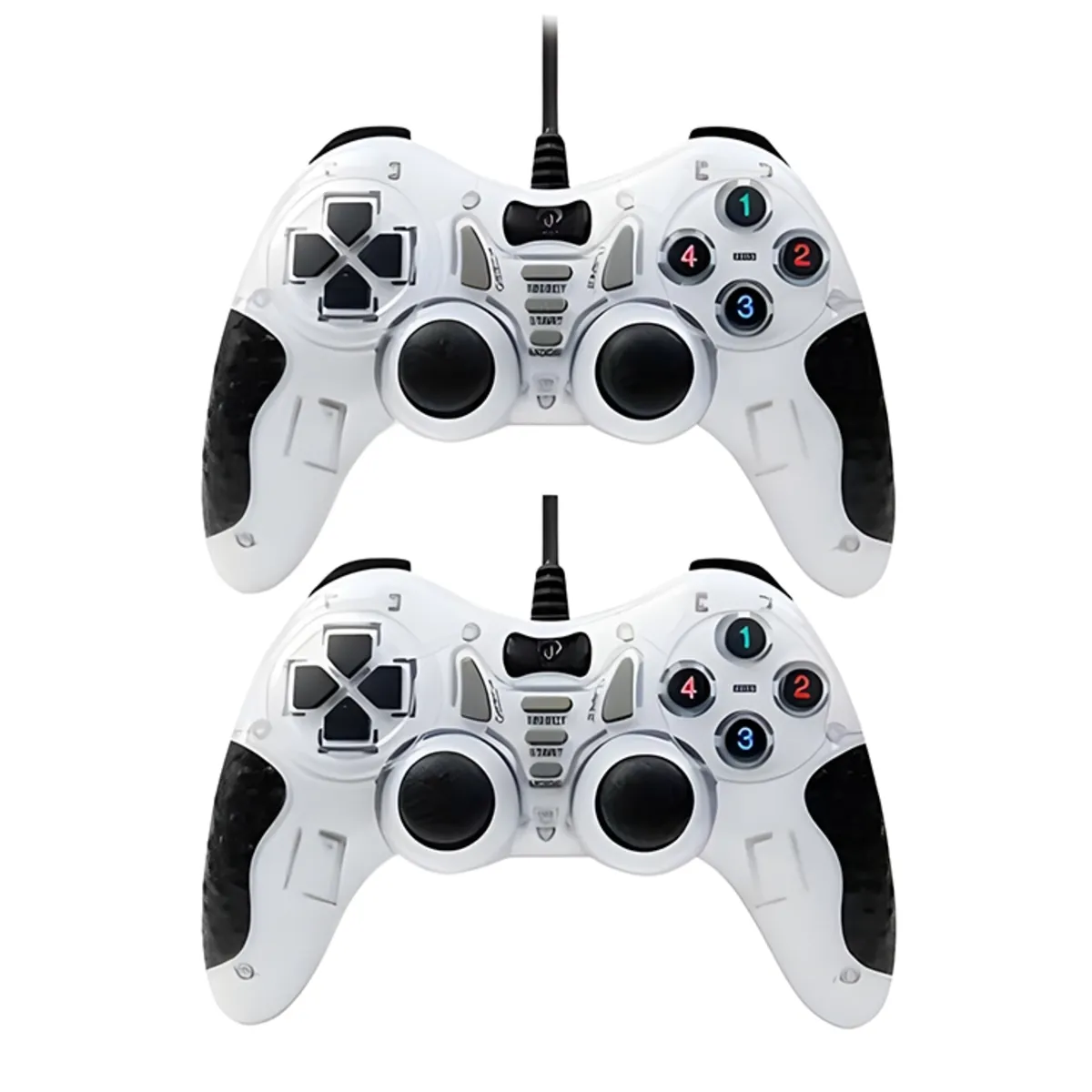 گیم پد دابل XP PRODUCT XP-MX217N با طراحی ارگونومیک، دکمه‌های حساس و پاسخگویی سریع، تجربه‌ای حرفه‌ای و راحت برای بازی‌های کامپیوتری و کنسولی ارائه می‌دهد.