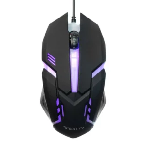 ماوس سیمی گیمینگ وریتی V‑MS5123G با دقت بالا، طراحی ارگونومیک و پاسخدهی سریع؛ مناسب بازی و کار حرفهای با دوام و کنترل دقیق.