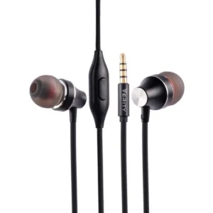 هندزفری سیمی وریتی V‑E97 با صدای واضح، طراحی راحت و کابل مقاوم؛ مناسب گوش دادن به موسیقی، تماس تلفنی و استفاده روزمره با جک ۳.۵ mm.