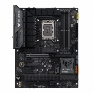 مادربرد ASUS TUF GAMING Z790‑PLUS WIFI – مادربرد ATX با چیپست Intel Z790، حافظه DDR5، PCIe 5.0، شبکه 2.5Gb و Wi‑Fi 6E، مناسب گیمینگ و تولید محتوا.