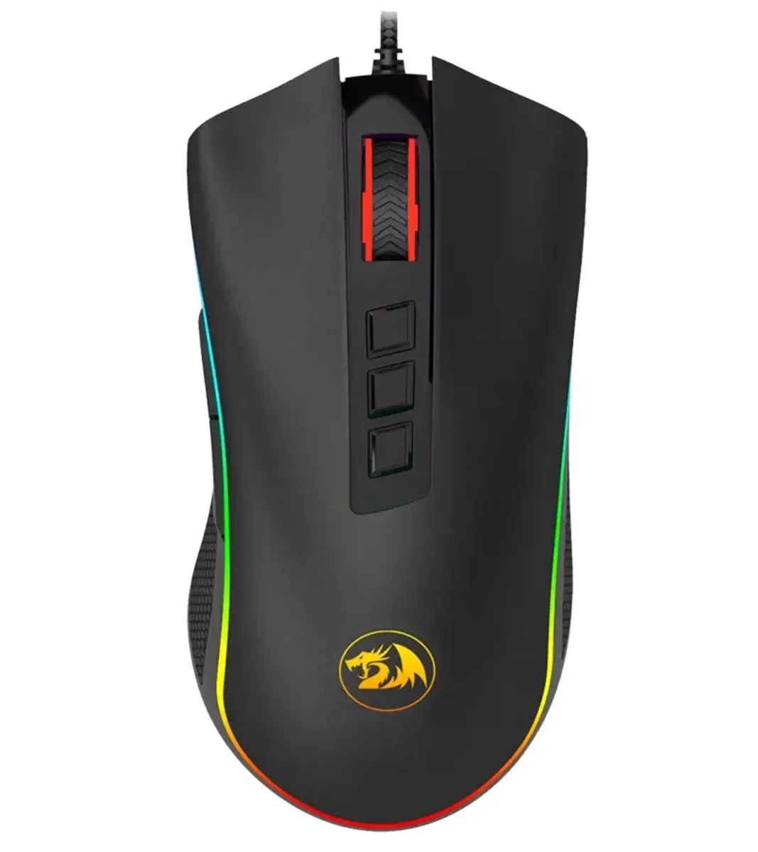 ماوس گیمینگ ردراگون COBRA M711 با سنسور دقیق، نورپردازی RGB و طراحی ارگونومیک، انتخابی مناسب برای گیمینگ رقابتی و استفاده طولانی‌مدت.
