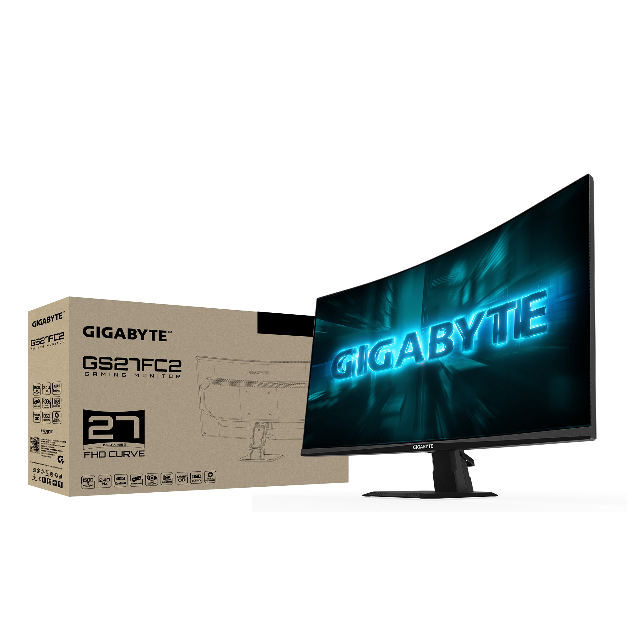 مانیتور گیمینگ گیگابایت مدل GS27FC2 