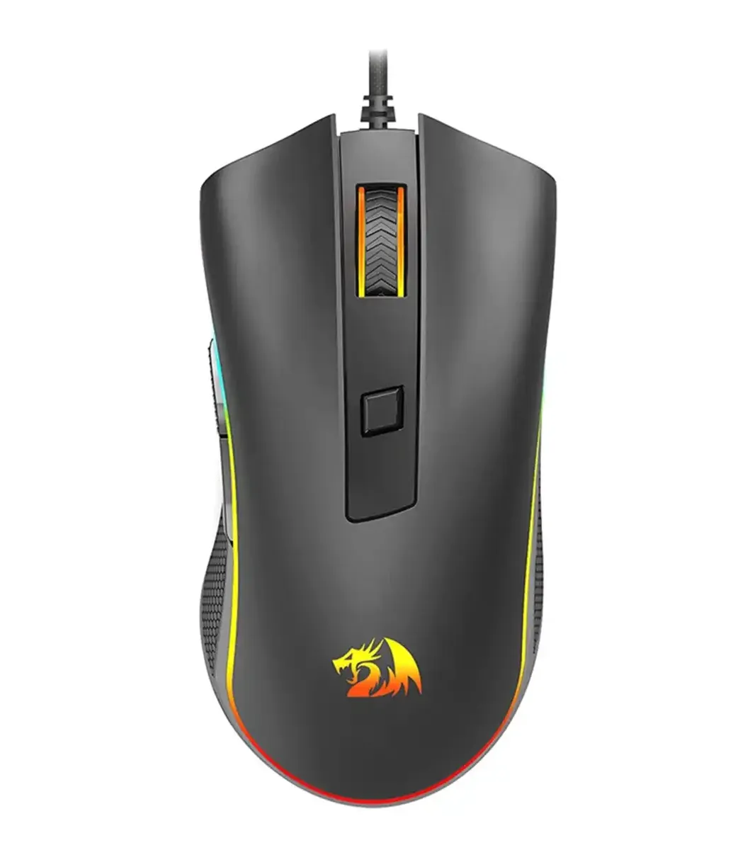 ماوس گیمینگ ردراگون CYPHER M611 RGB با نورپردازی RGB و دقت بالا، گزینه‌ای ایده‌آل برای بازی‌های کامپیوتری و تجربه حرفه‌ای گیمینگ.