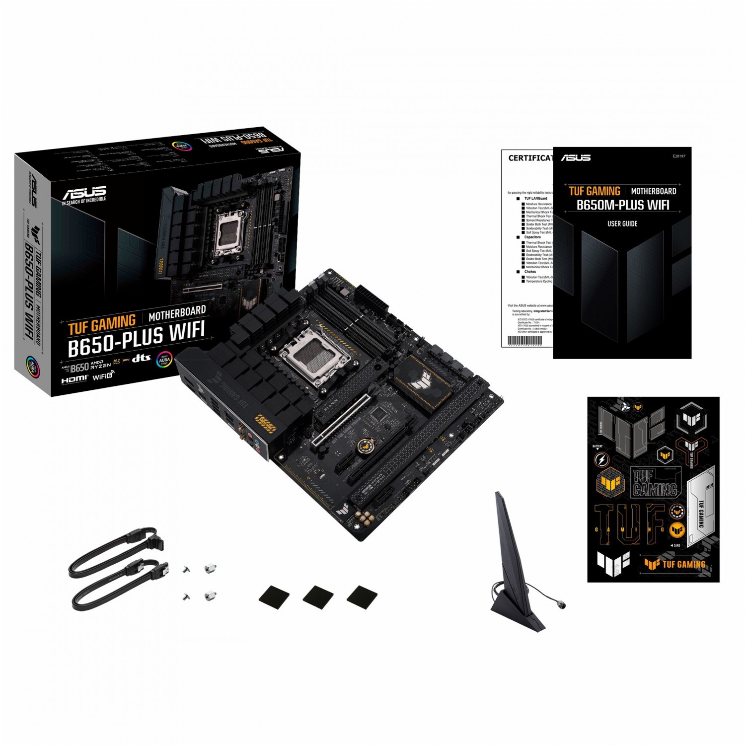 مادربرد ایسوس TUF Gaming B650-Plus WIFI DDR5 با پشتیبانی از پردازنده‌های نسل جدید و حافظه DDR5، گزینه‌ای ایده‌آل برای گیمینگ و سیستم‌های حرفه‌ای.