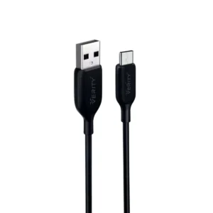 کابل شارژ وریتی CB‑3147A با انتقال پایدار برق و داده، سازگار با دستگاههای دارای USB؛ شارژ ایمن و سریع برای استفاده روزمره.