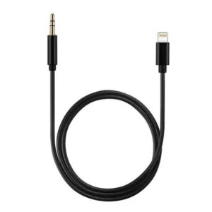 تبدیل AUX به iPhone JH‑023 برای اتصال هدفون یا اسپیکر AUX به آیفون، انتقال صدای با کیفیت و تجربه شنیداری راحت و بدون نویز.