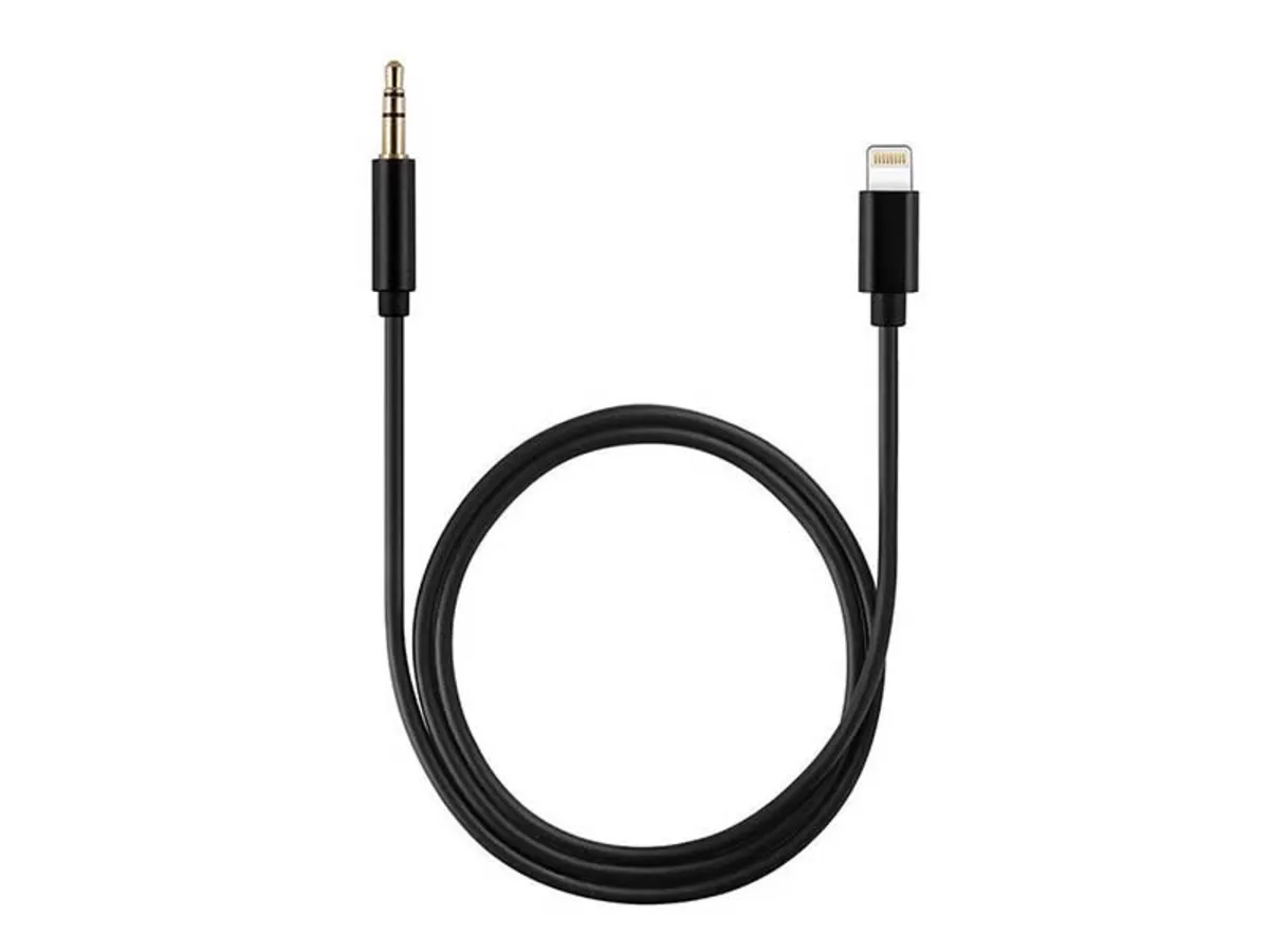 تبدیل AUX به iPhone JH‑023 برای اتصال هدفون یا اسپیکر AUX به آیفون، انتقال صدای با کیفیت و تجربه شنیداری راحت و بدون نویز.